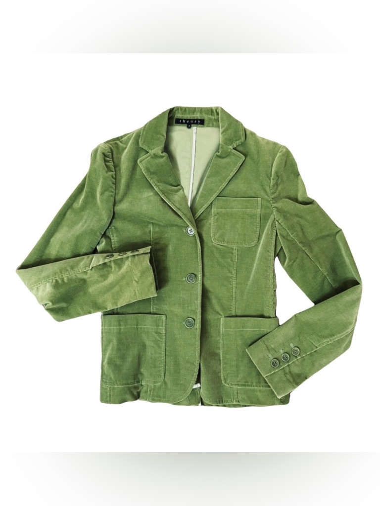 Theory Corduroy Blazer, Size 4